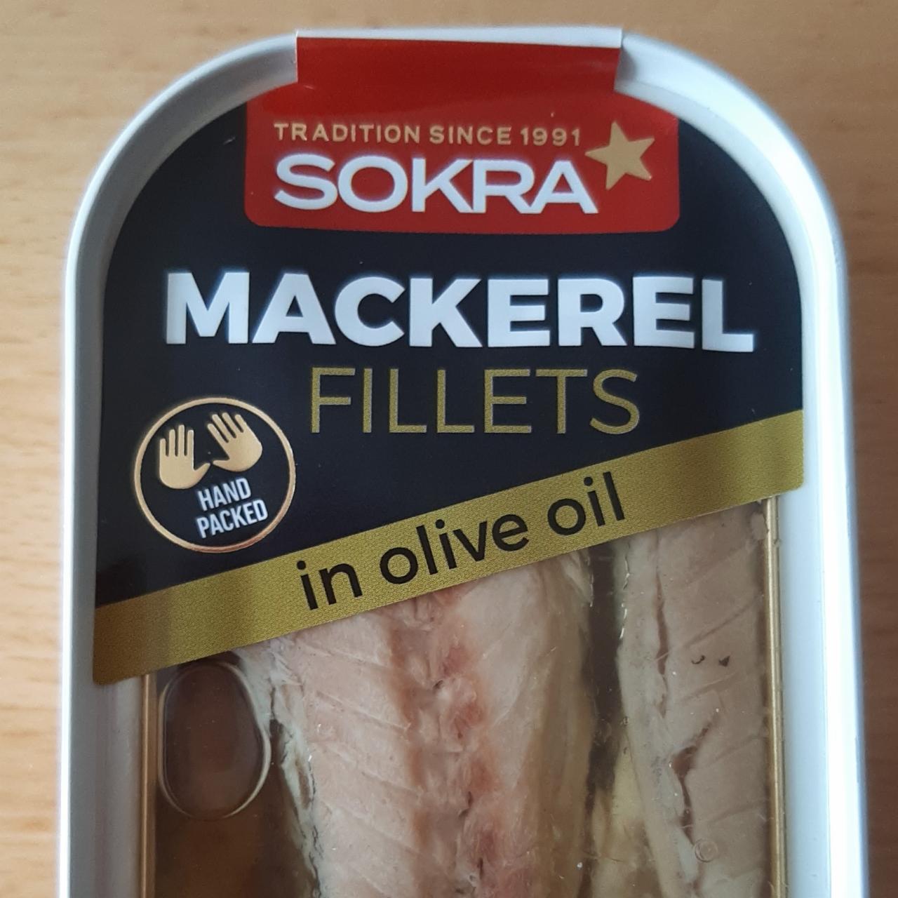 Fotografie - Mackerel fillets in olive oil Sokra