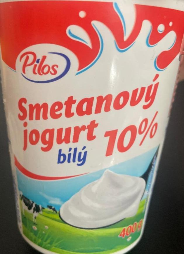 Fotografie - Smetanový jogurt bílý 10% Pilos