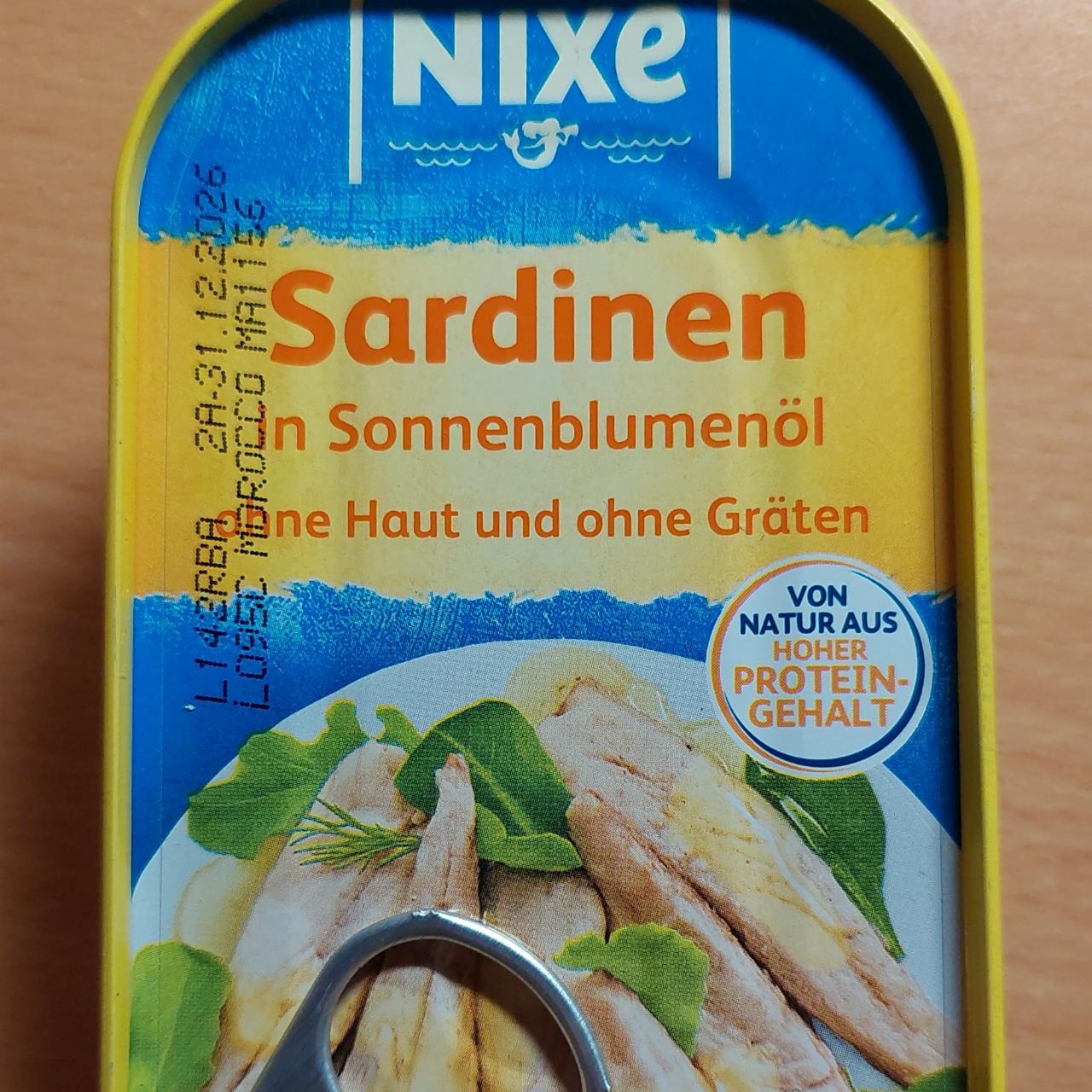 Fotografie - Sardinen in Sonnenblumenöl Nixe