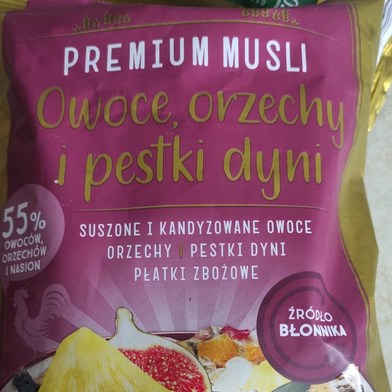 Fotografie - Premium Müsli Owoce, orzechy i pestki dyni Crownfield