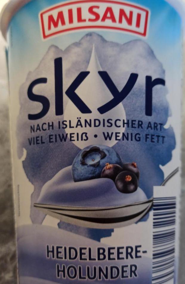 Fotografie - Skyr nach Isländischer Heidelbeere-Holunder Milsani