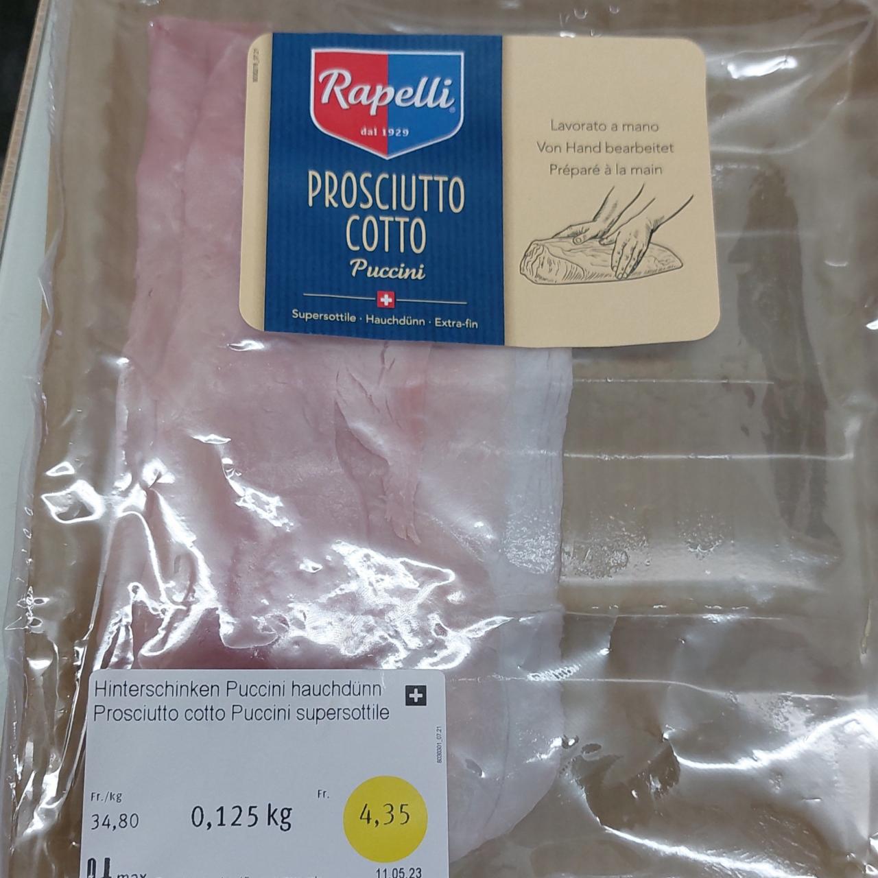 Fotografie - Prosciutto Cotto Puccini Rapelli