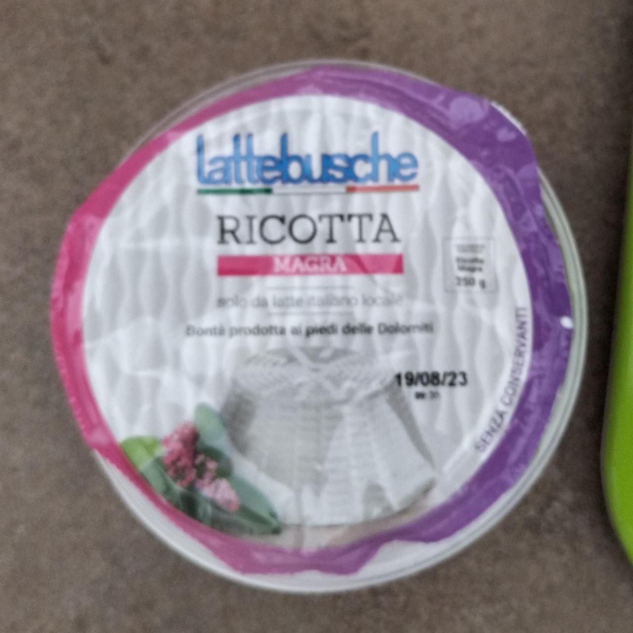 Fotografie - Ricotta magra Lattebusche