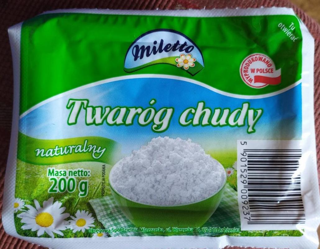 Fotografie - Twaróg chudy naturalny Miletto