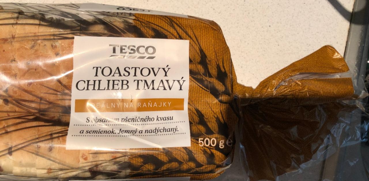 Fotografie - Toastový chlieb tmavý Tesco