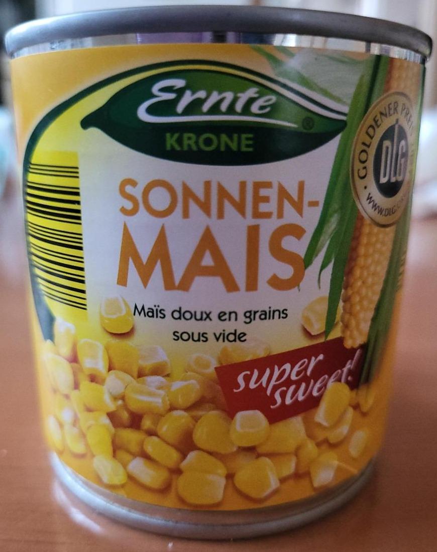 Fotografie - Sonnen-Mais super sweet Ernte Krone