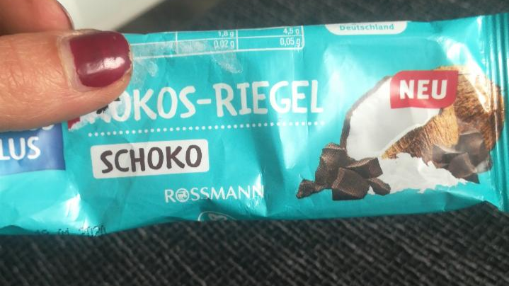 Fotografie - Kokos-Riegel Schoko - GENUSS PLUS