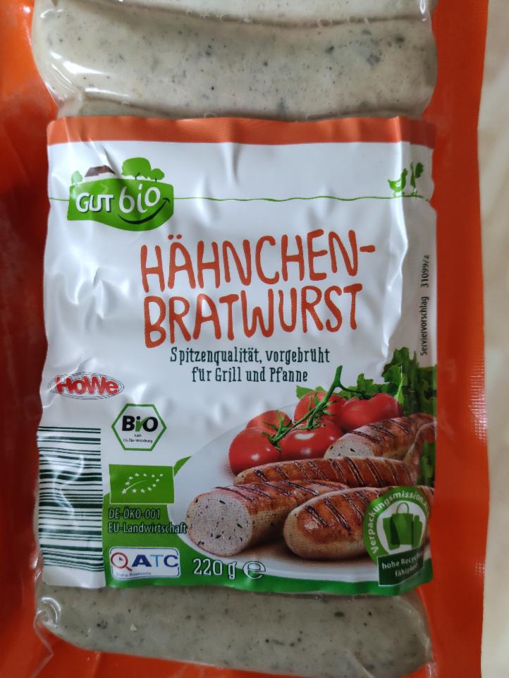 Fotografie - Bio Hähnchen-Bratwurst GutBio