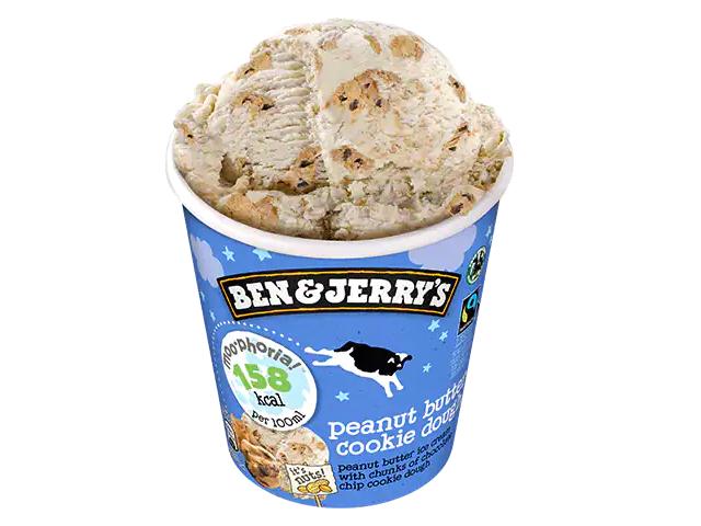 Fotografie - Moo-phoria! Peanut Butter Cookie Dough Ben & Jerry's