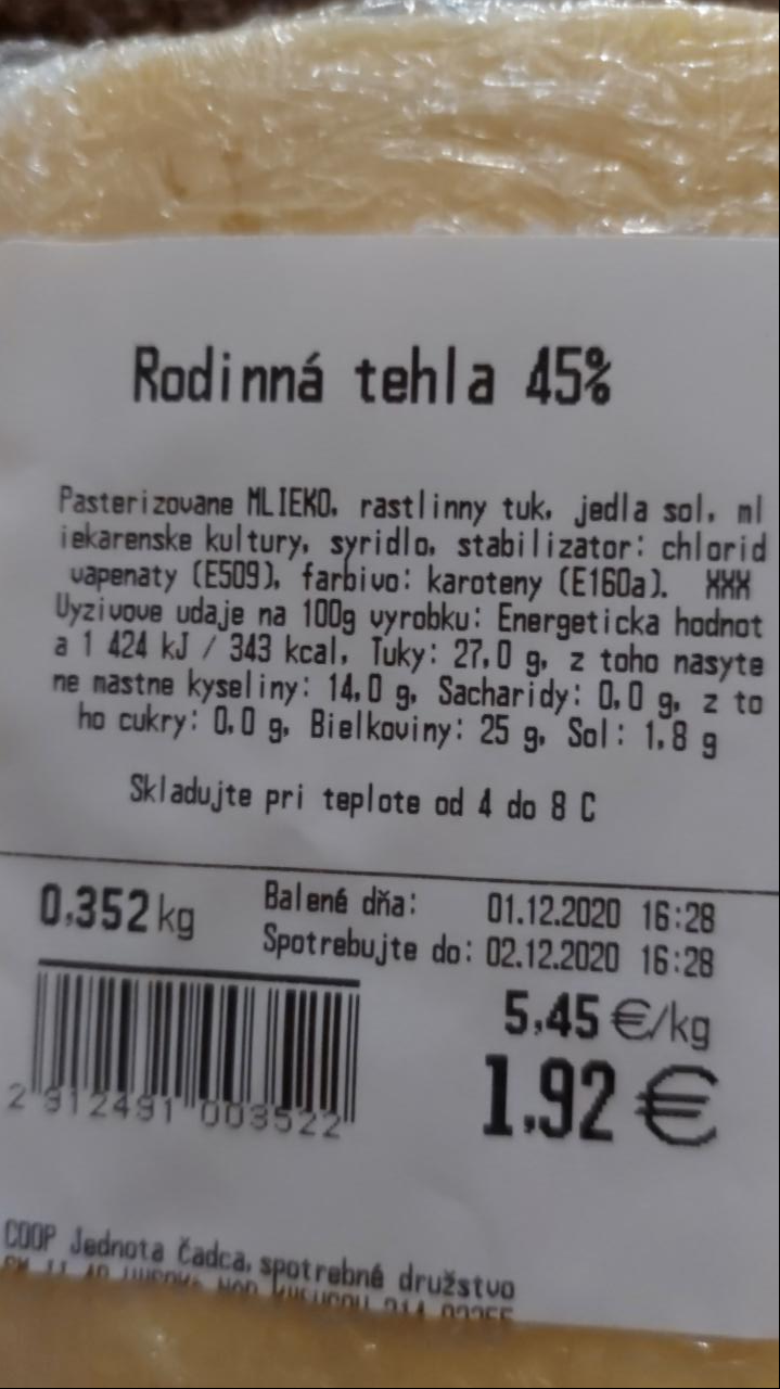 Fotografie - Rodinná tehla 45% Coop Jednota