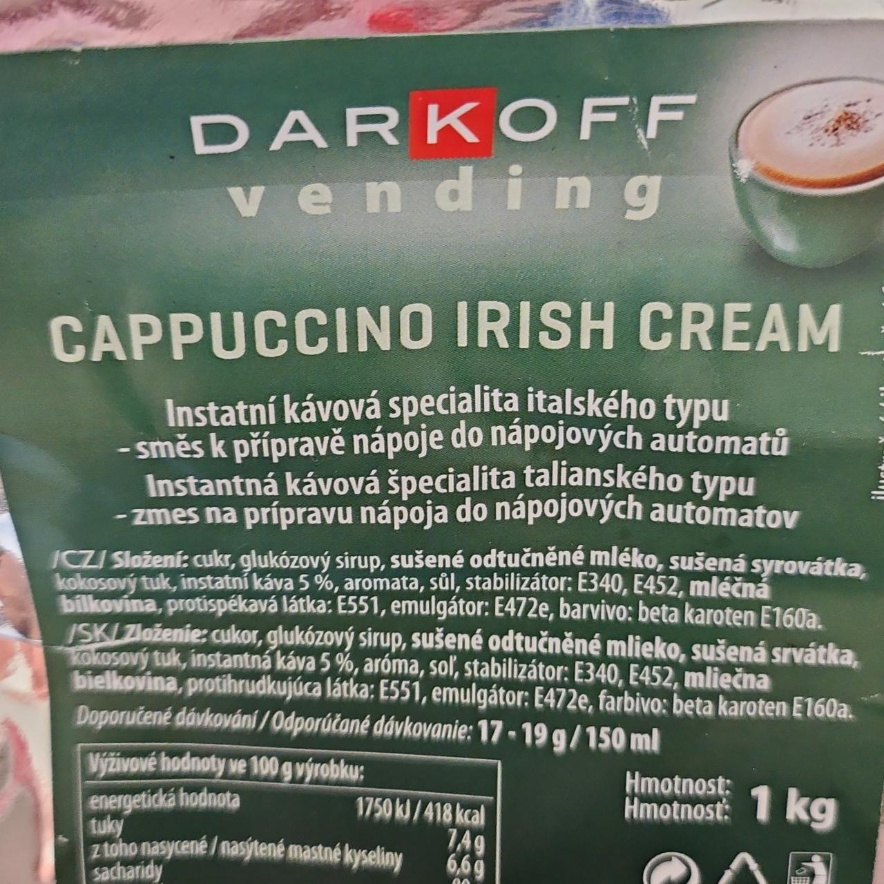 Fotografie - Cappuccino irish cream Darkoff