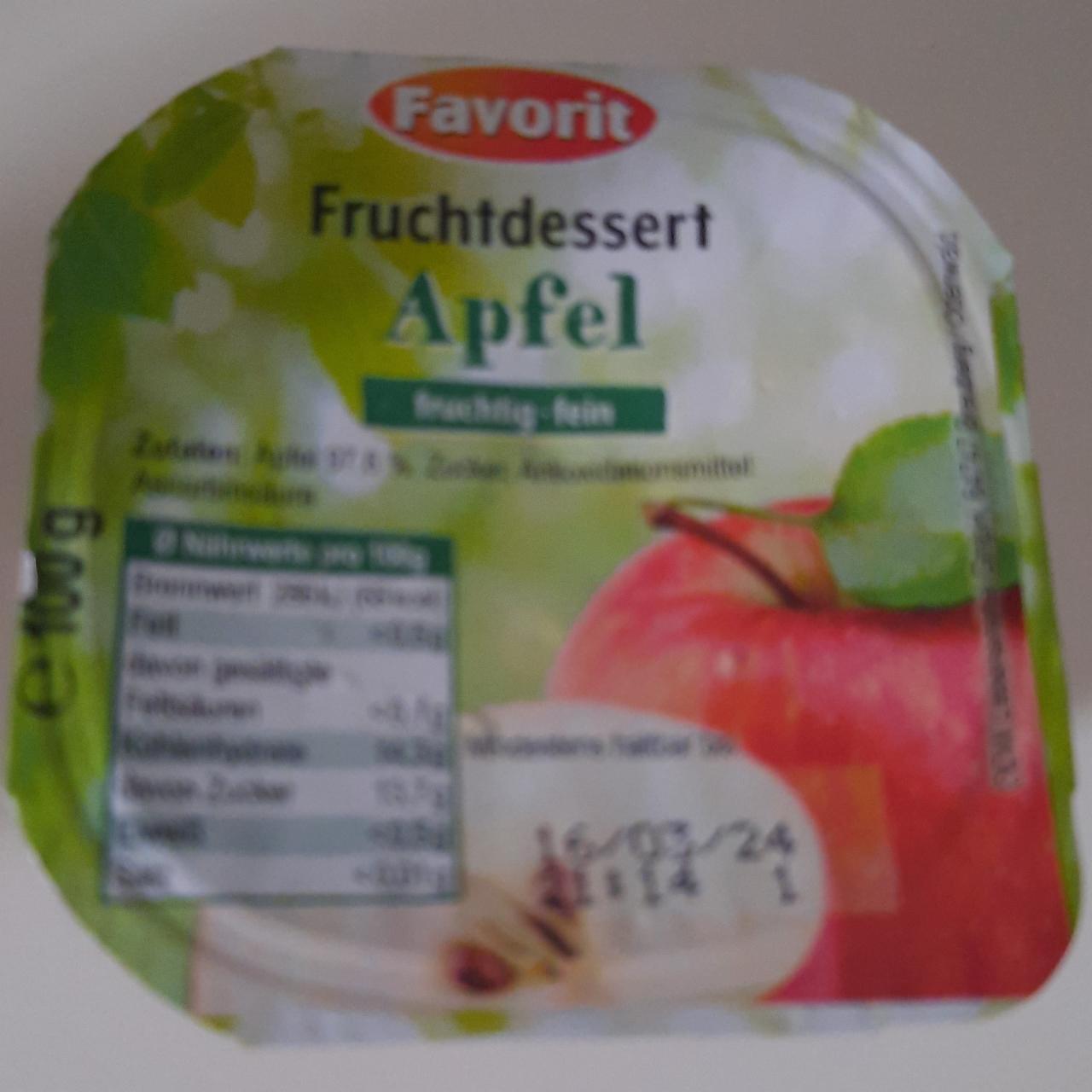 Fotografie - Fruchtdessert Apfel Favorit