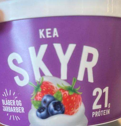 Fotografie - Skyr bláber og jarbarber KEA