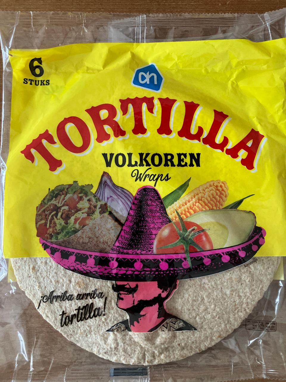 Fotografie - Tortilla Volkoren wraps Albert Heijn