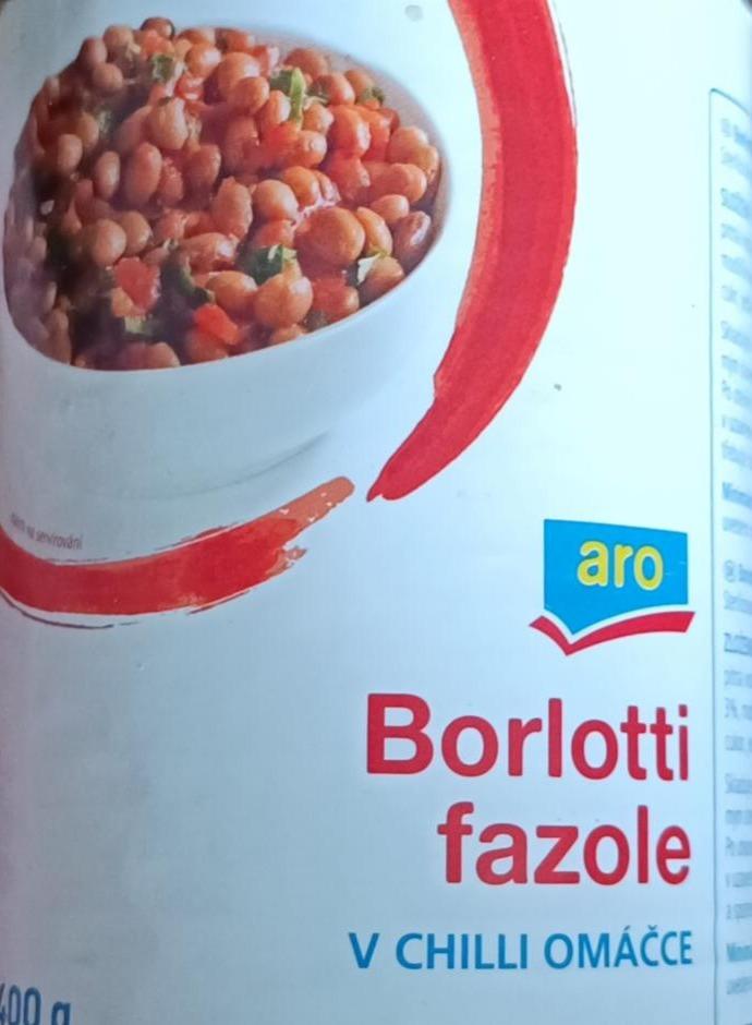 Fotografie - Fazole Borlotti v pikantní rajčatové omáčce ARO