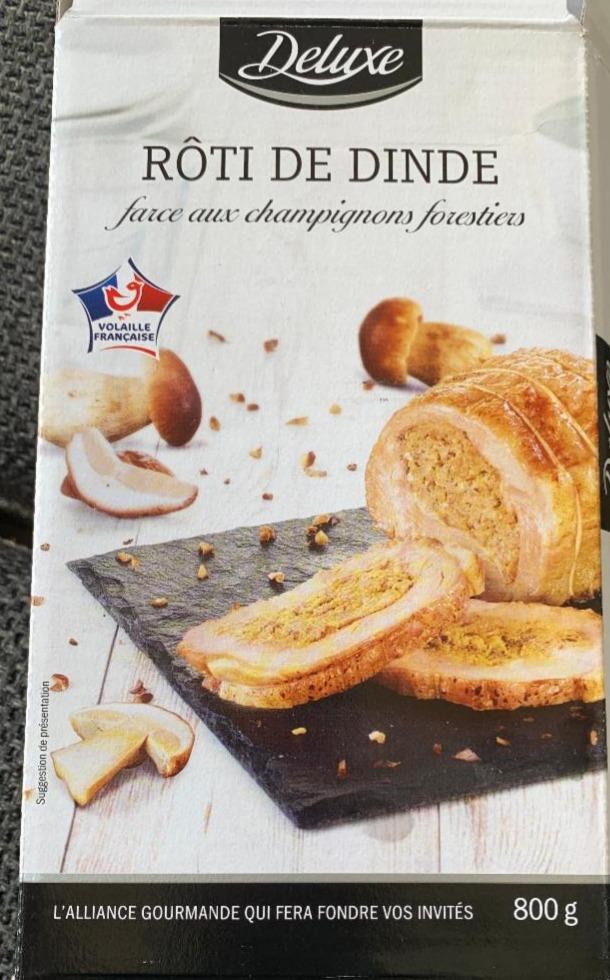 Fotografie - Rôti de dinde farce aux champignons forestiers Deluxe