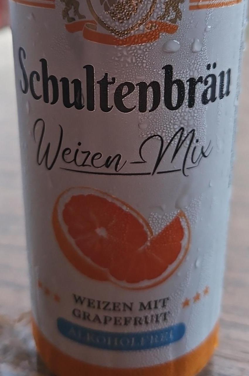 Fotografie - Weizen mix grapefruit Schultenbräu