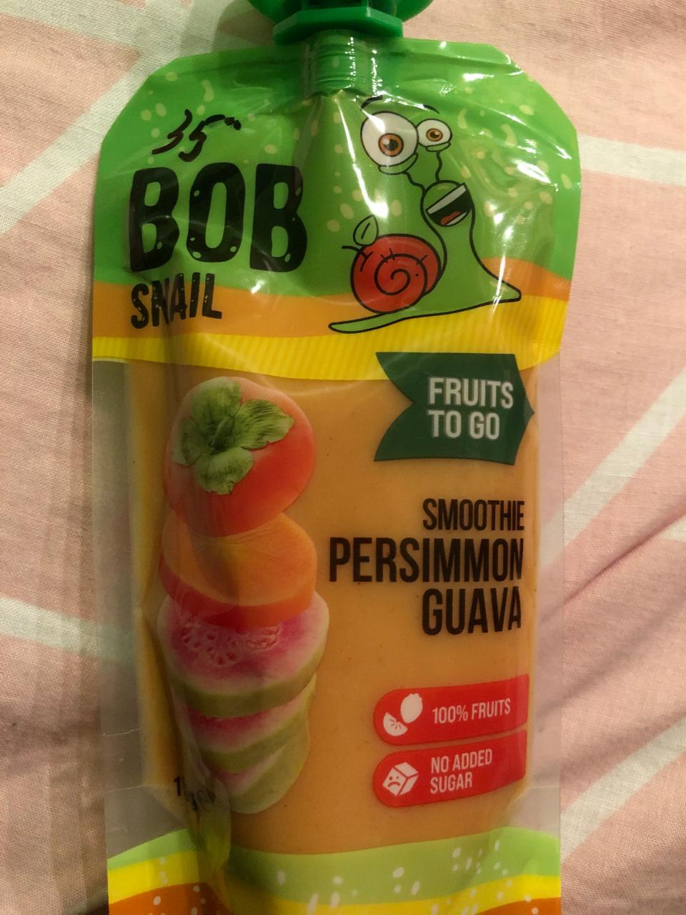 Fotografie - SMOOTHIE din Kaki Guava Bob snail