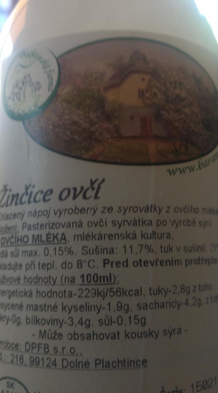 Fotografie - Žinčice ovčí Plachtinská farma