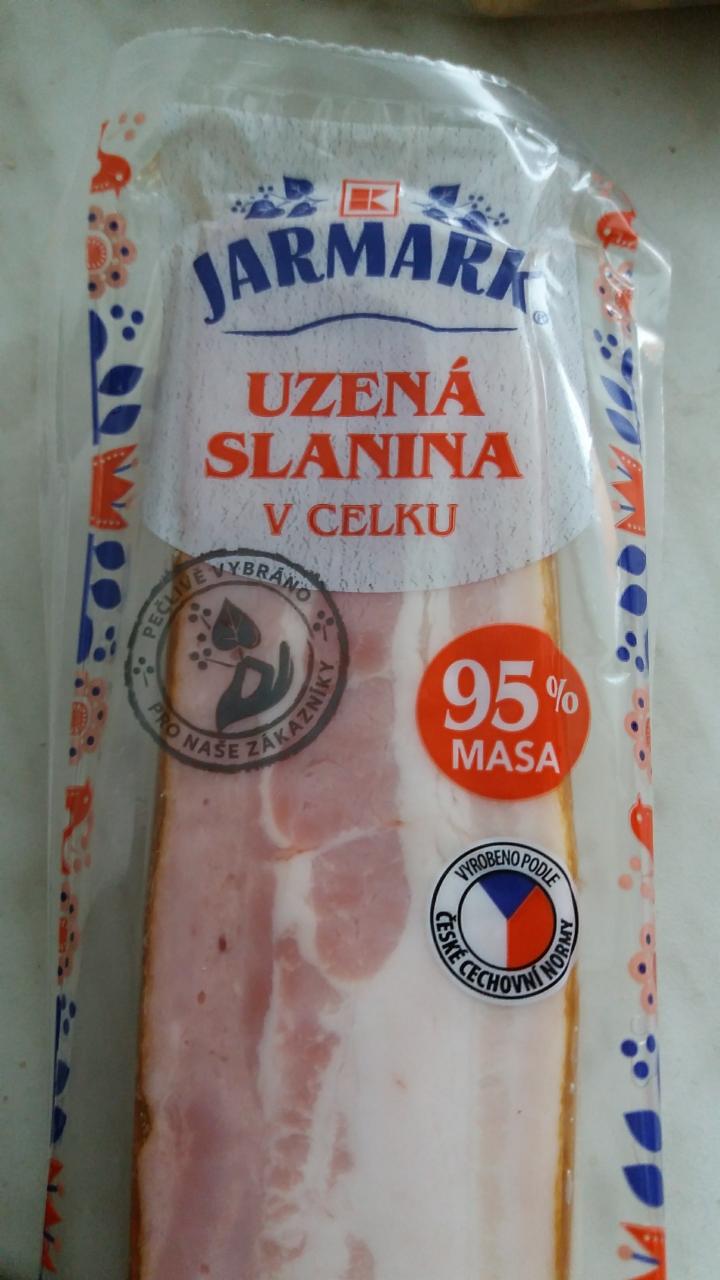 Fotografie - Uzená slanina 95% masa K-Jarmark