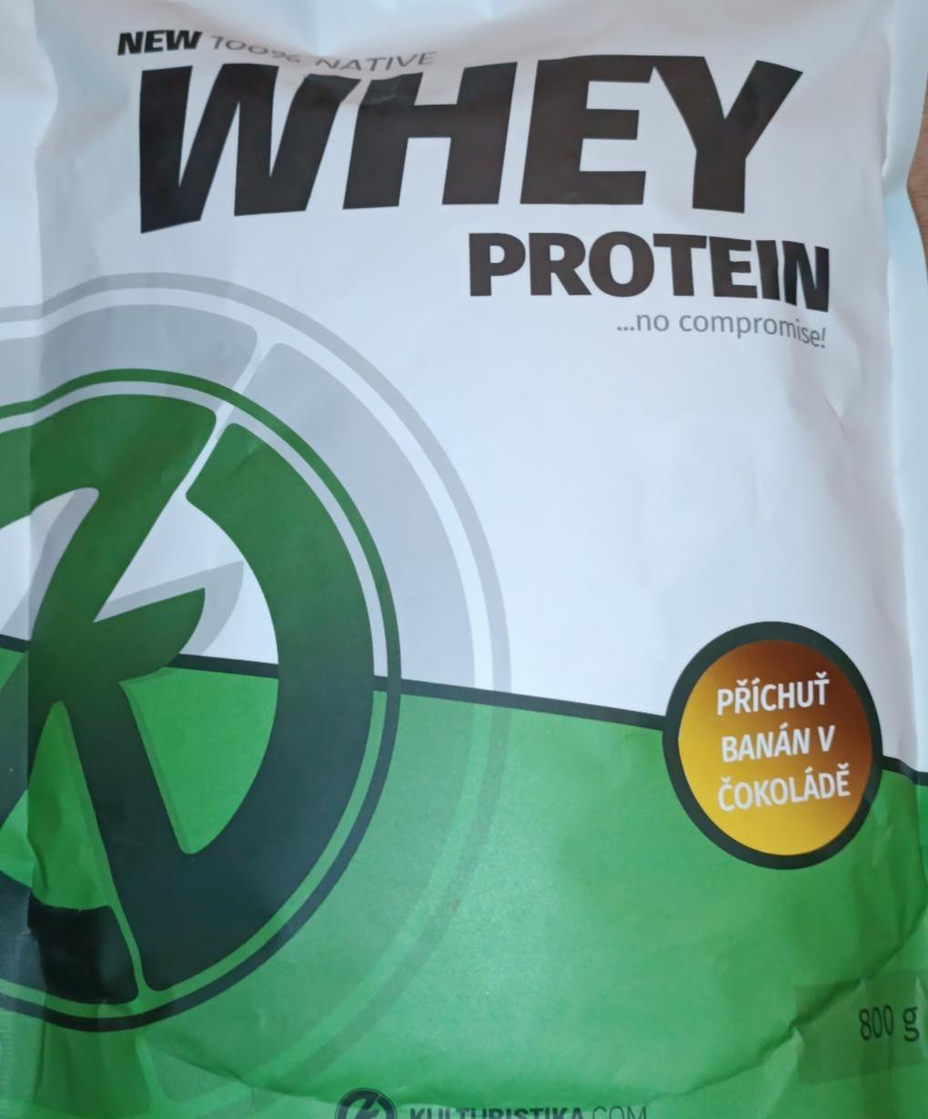 Fotografie - Whey protein příchuť banán v čokoládě Kulturistika.com