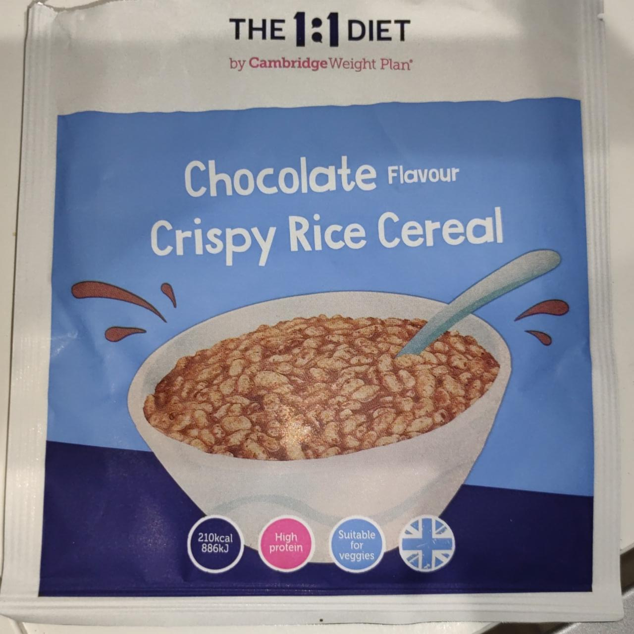 Fotografie - Cambridge chocholate flavour crispy rice cereal The 1:1 diet