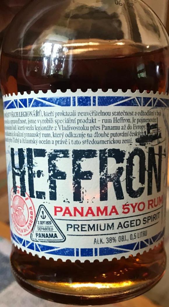 Fotografie - Panama 5yo rum Heffron