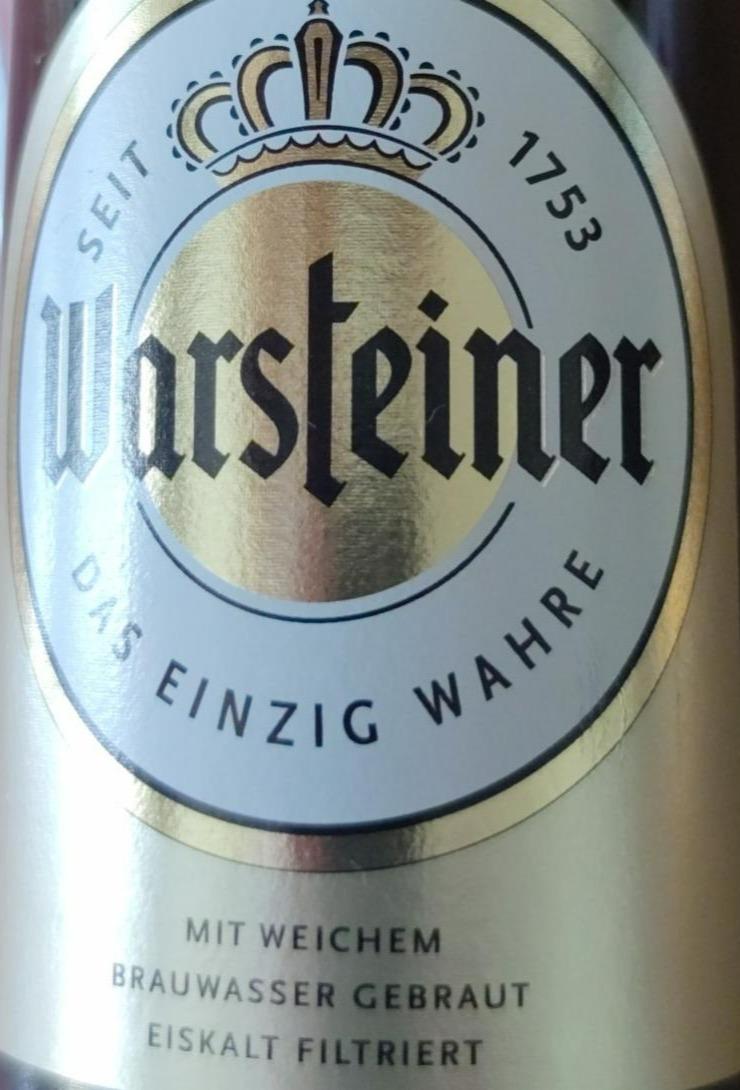 Fotografie - Warsteiner Pilsner