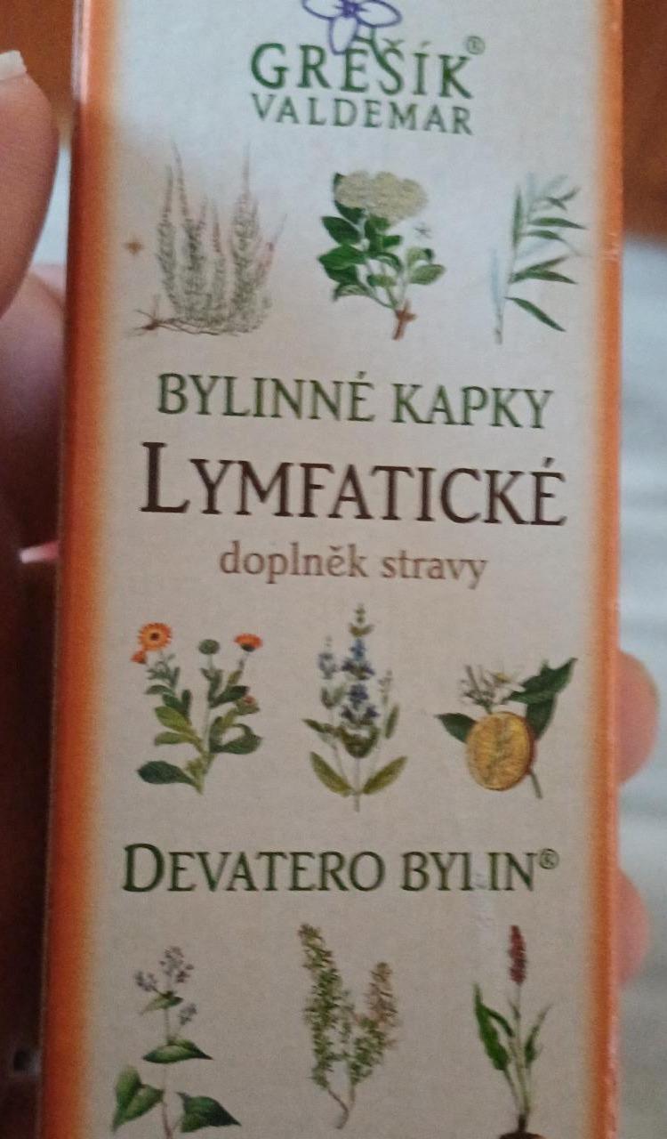 Fotografie - Bylinné kapky Lymfatické Grešík Valdemar