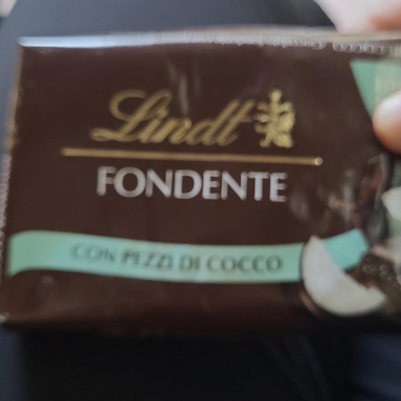 Fotografie - Fondente con pezzi di cocco Lindt