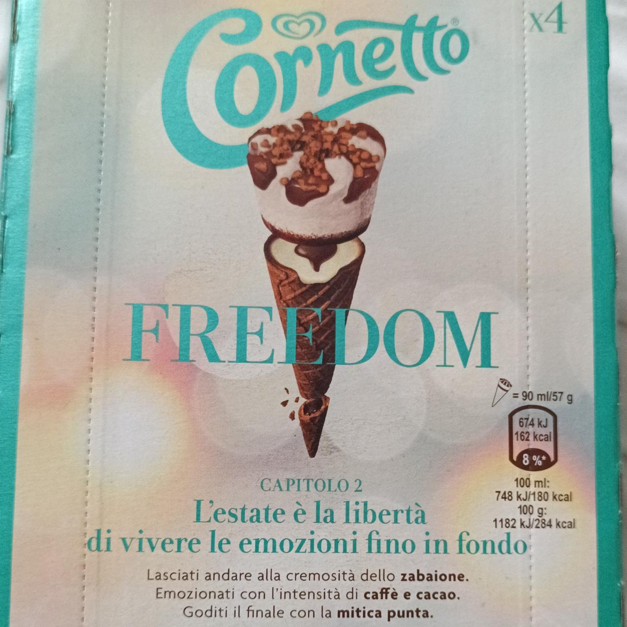 Fotografie - Cornetto freedom Algida