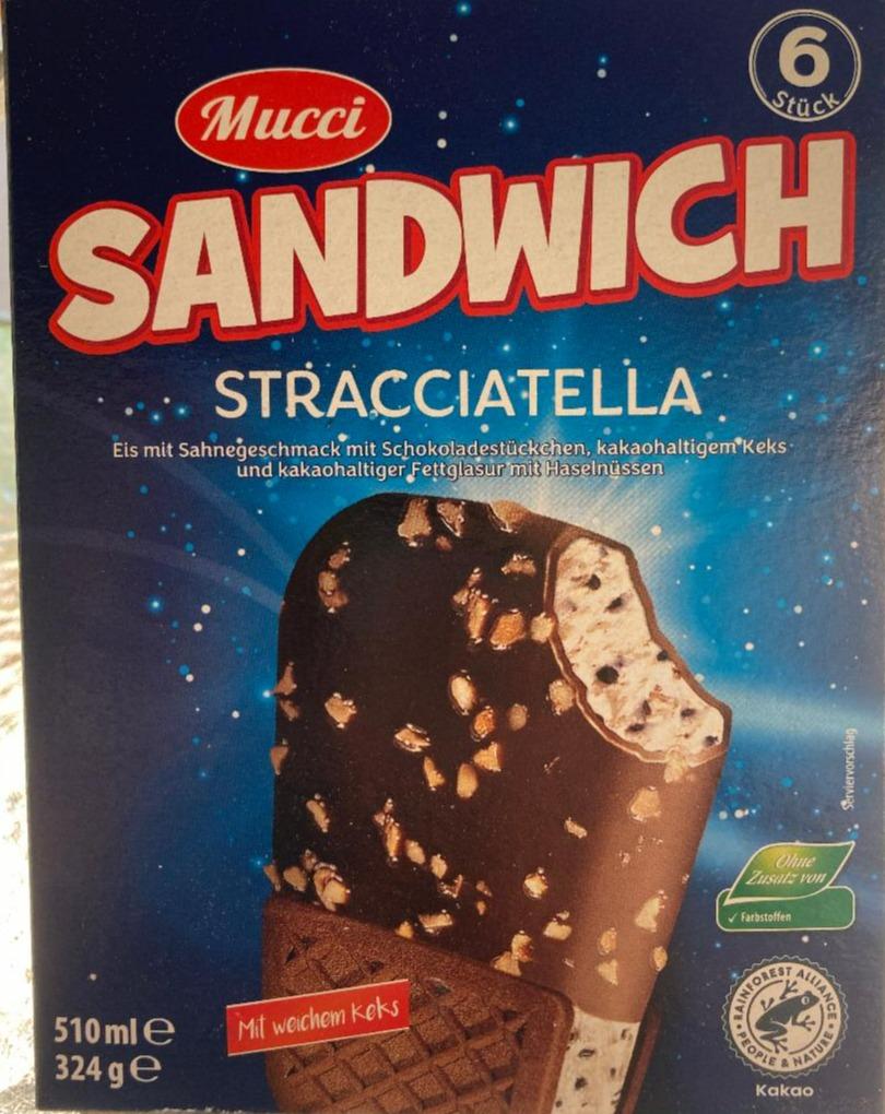 Fotografie - Sandwich Stracciatella Mucci