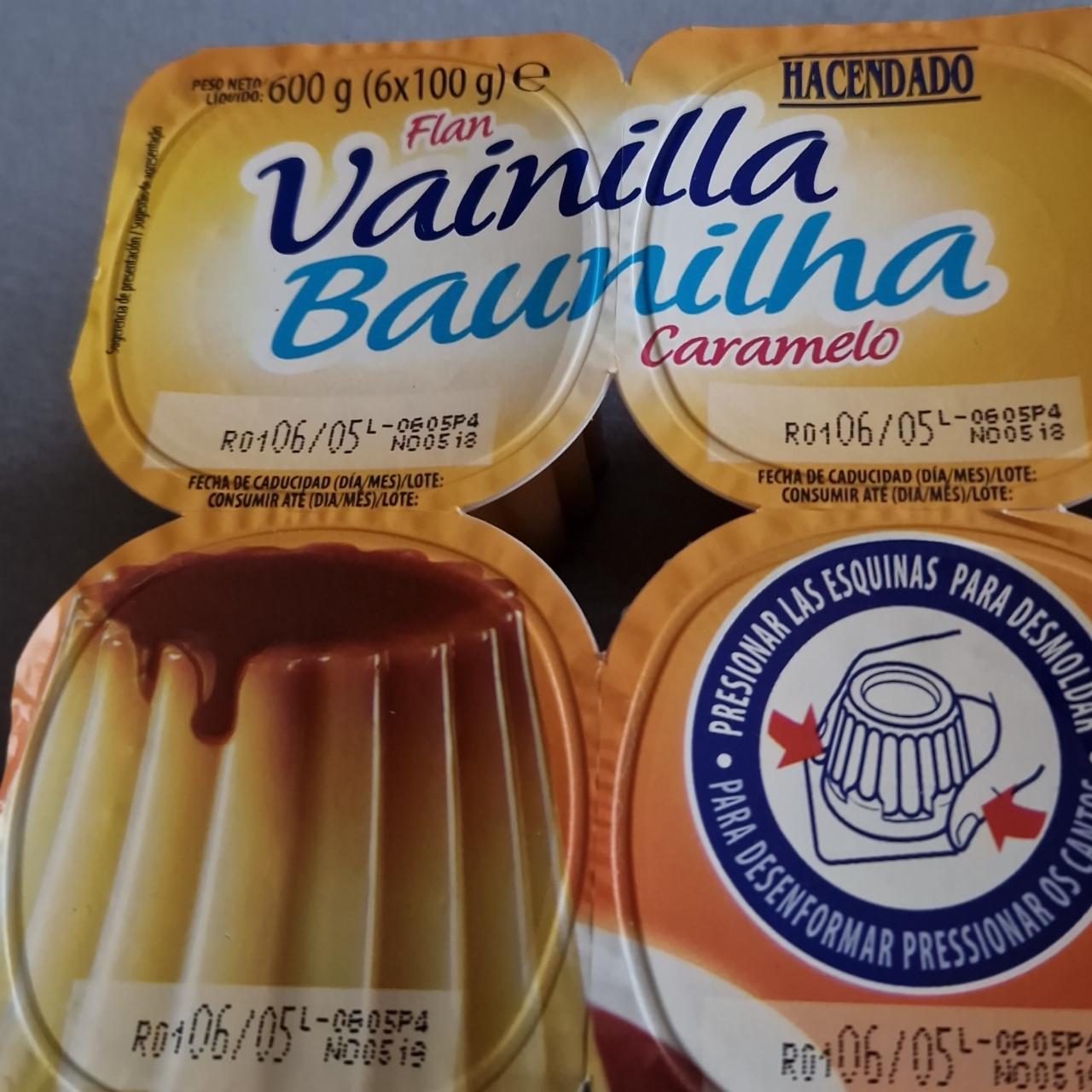 Fotografie - Flan Vainilla Caramelo Hacendado