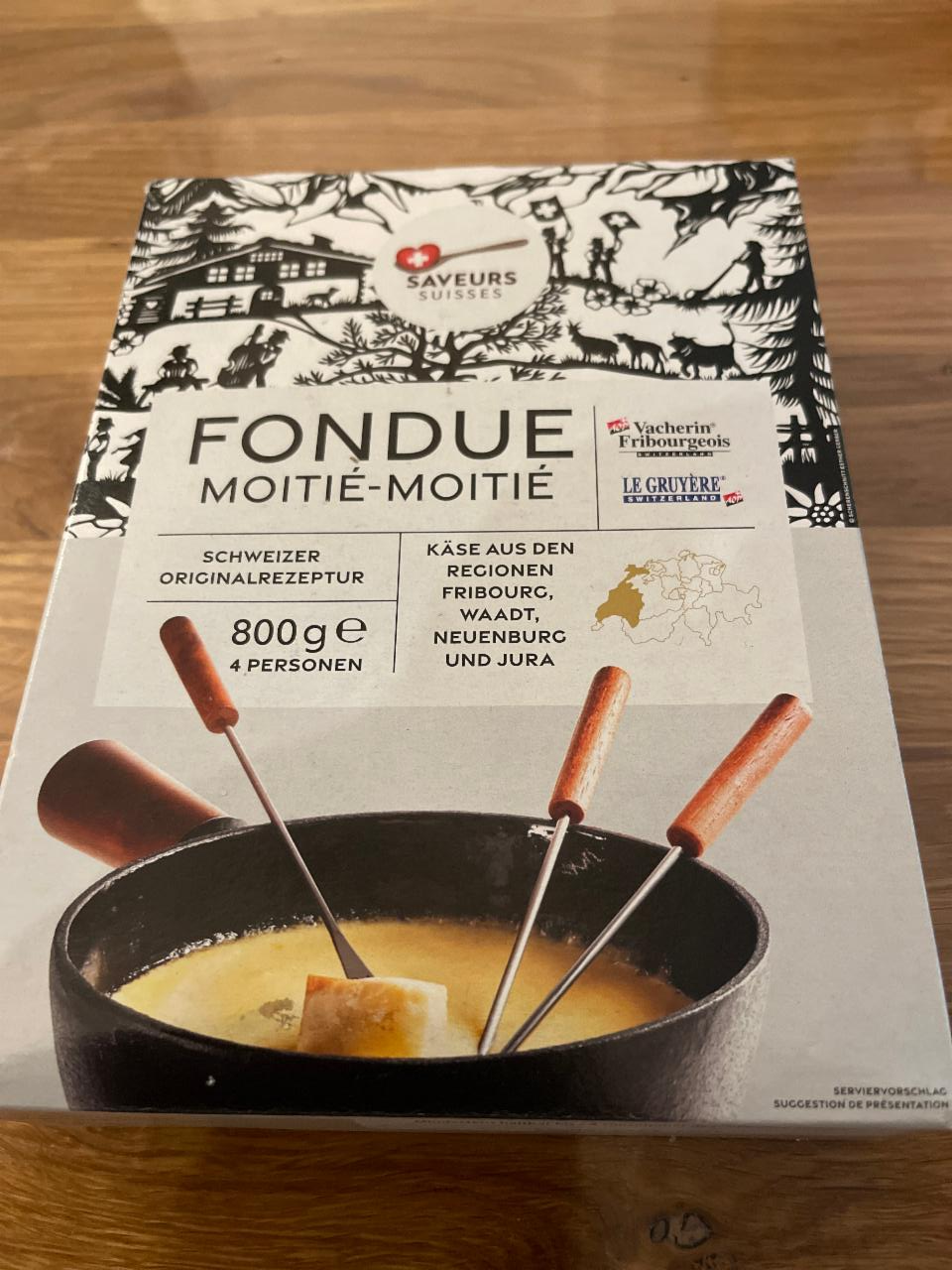 Fotografie - Fondue Moitié-Moitié Saveurs Suisses