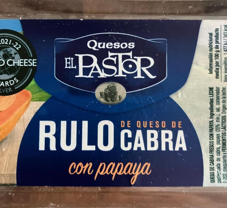 Fotografie - Rulo Cabra con Papaya Quesos El Pastor