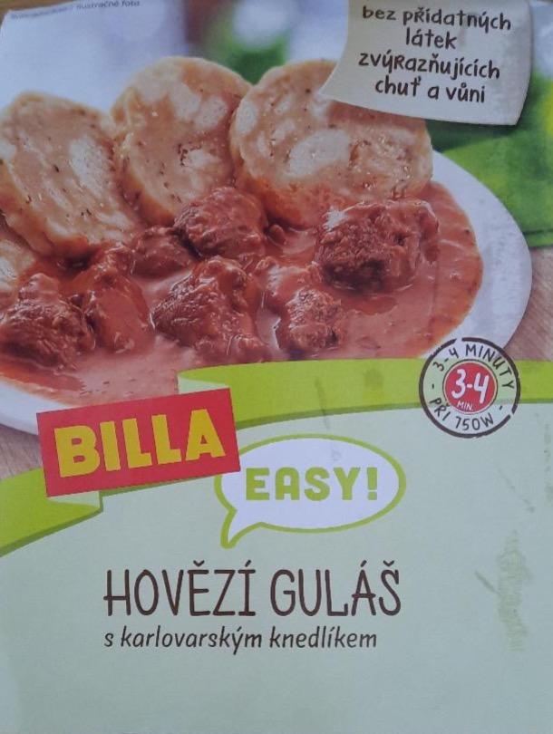 Fotografie - Hovězí guláš s karlovarským knedlíkem Billa Easy!