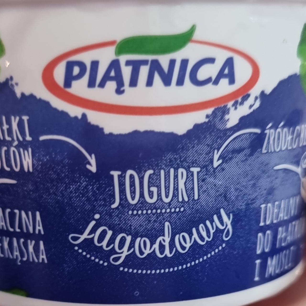 Fotografie - Jogurt jagodowy Piątnica