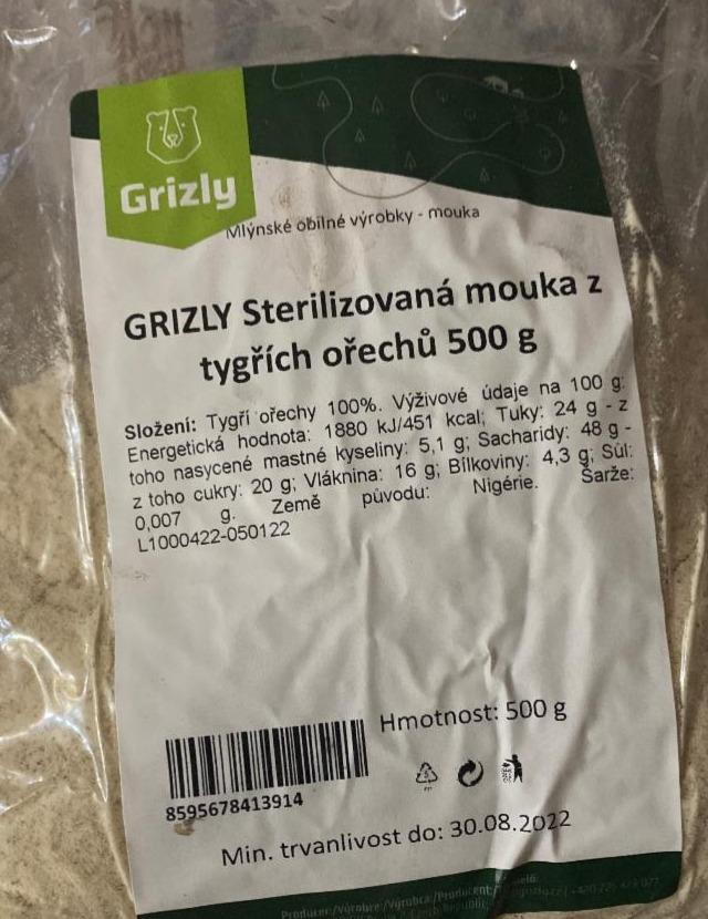 Fotografie - Sterilizovaná mouka z tygřích ořechů Grizly