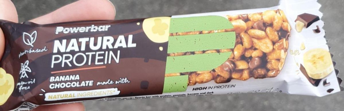 Fotografie - Natural Protein Banana Chocolate PowerBar