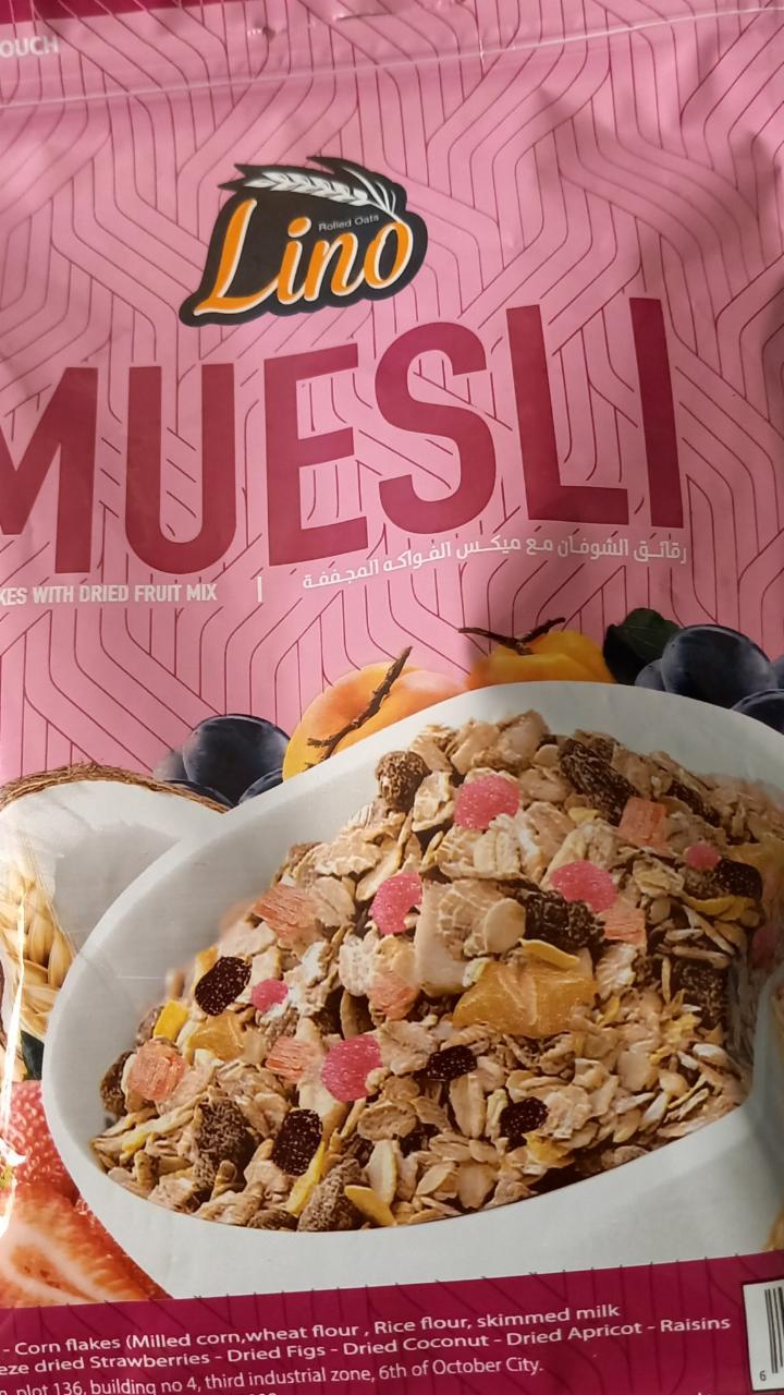 Fotografie - Muesli Dried Fruits Whole Grain Lino