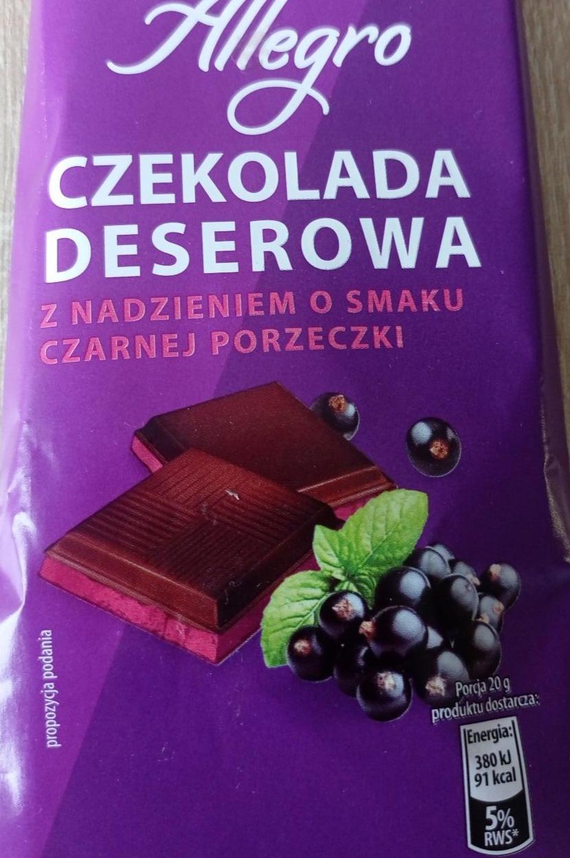 Fotografie - Czekolada s nadzieniem (50%) o skálu czernej porzeczki