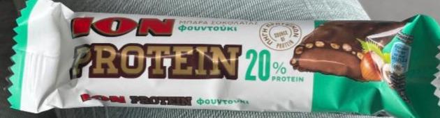 Fotografie - Protein 20% chocolate bar hazelnut Ion