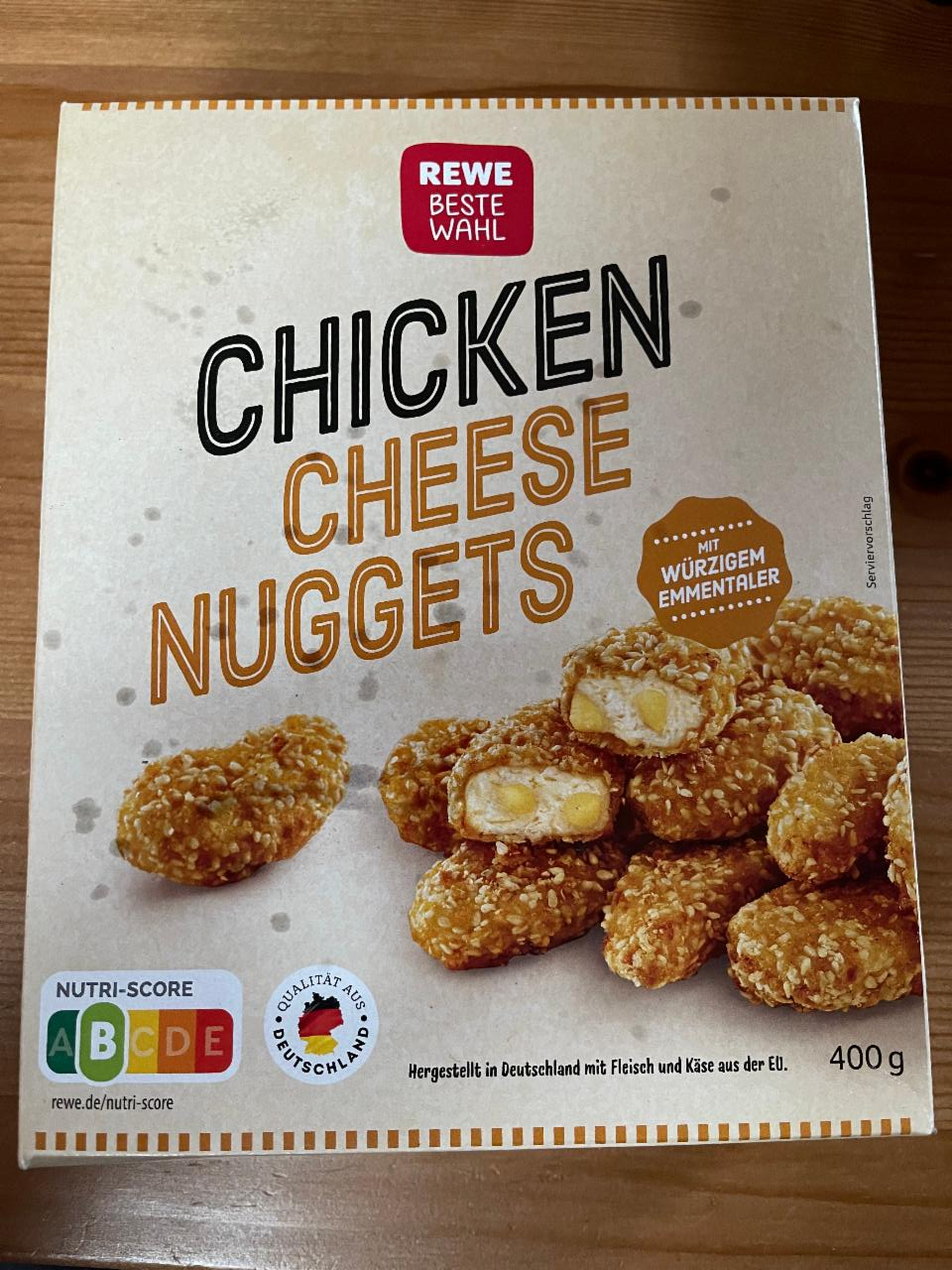 Fotografie - Chicken Cheese Nuggets Rewe beste wahl