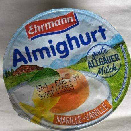 Fotografie - Almighurt Marille-Vanille Ehrmann