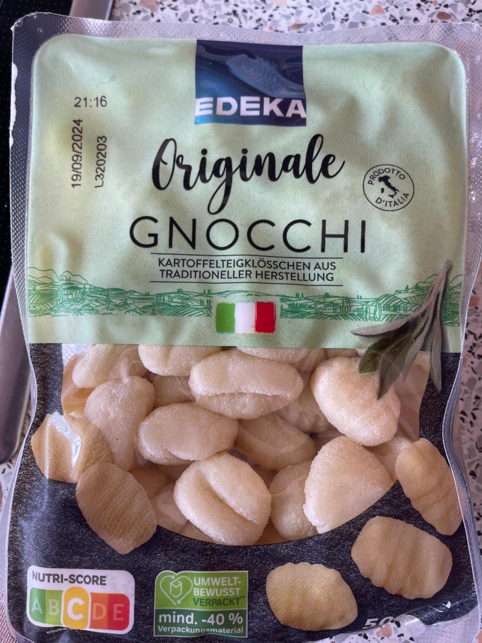 Fotografie - Originale Gnocchi Edeka