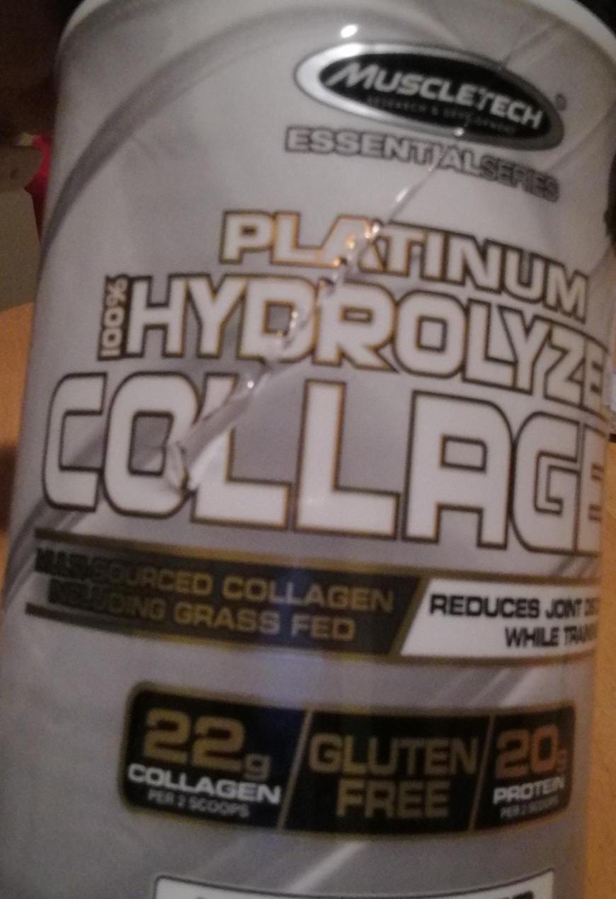 Fotografie - Platinum 100% Hydrolyzed Collagen MuscleTech