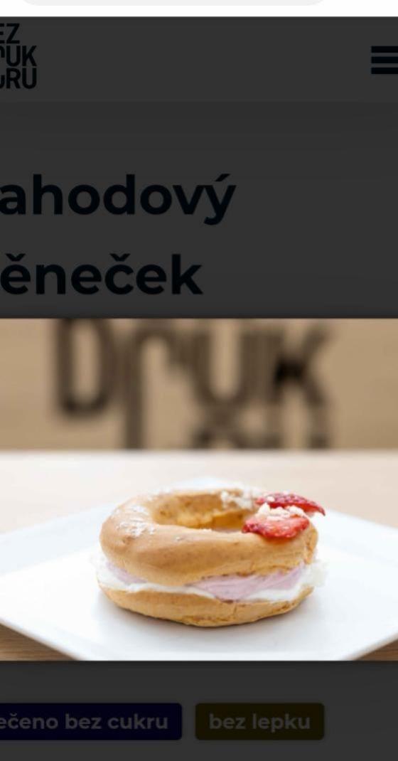 Fotografie - Jahodový věneček bez cukru