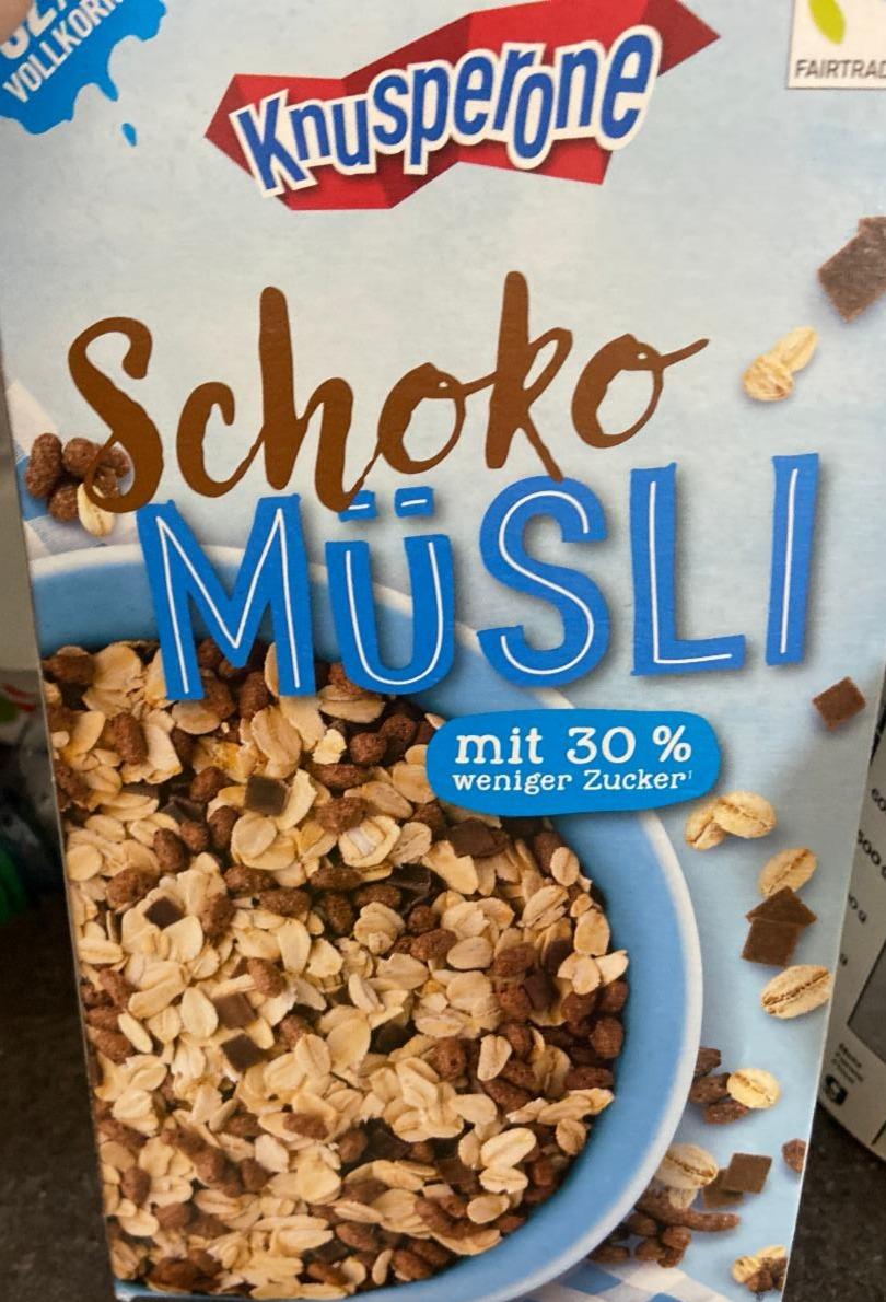 Fotografie - Schoko Müsli mit 30% weniger Zucker Knusperone