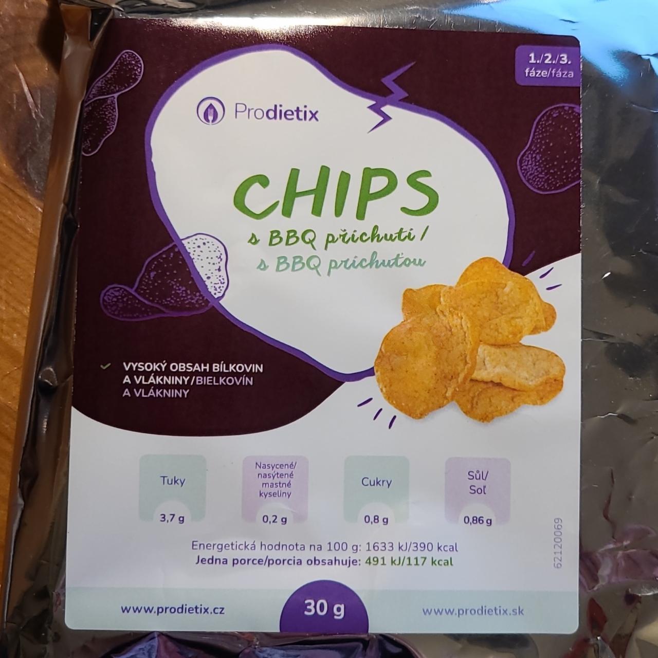 Fotografie - Chips s BBQ příchutí Prodietix