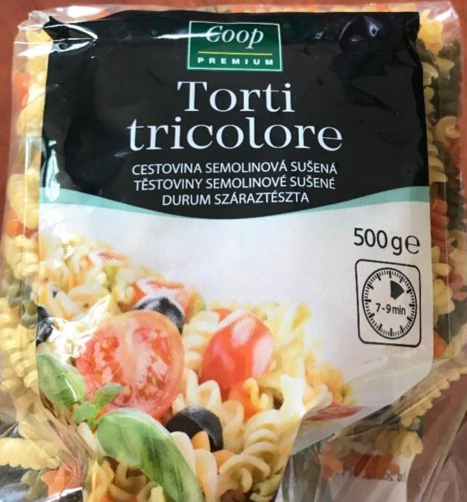 Fotografie - Těstoviny tricolore semolinové Coop